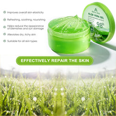 Aero Zen Aloe Gel after-sun soothing for cooling relief.