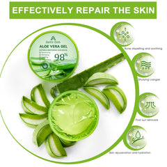 Aero Zen Aloe Gel sleek packaging close-up.