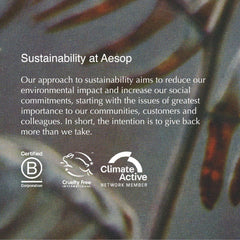 Aesop Marrakech Intense packaging box, gift-ready presentation and subtle branding.