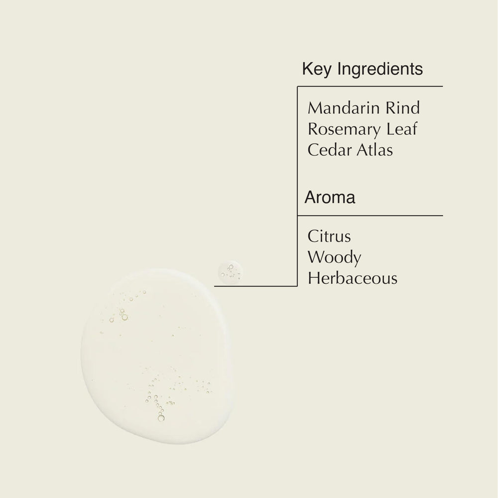 Aesop Resurrection Hand Wash bottle pour shot with citrus aroma.