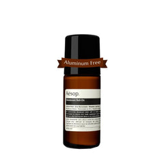 Aesop Roll-On Deodorant bottle highlights alcohol-free formula for everyday protection
