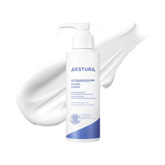AESTURA ATOBARRIER365 bottle close-up showing lightweight hydration for sensitive skin