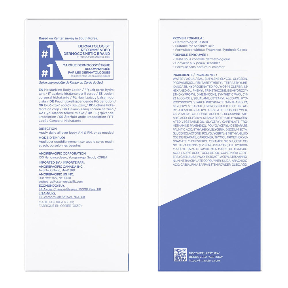 AESTURA ATOBARRIER365 day-night application shows reliable hydration through the day.