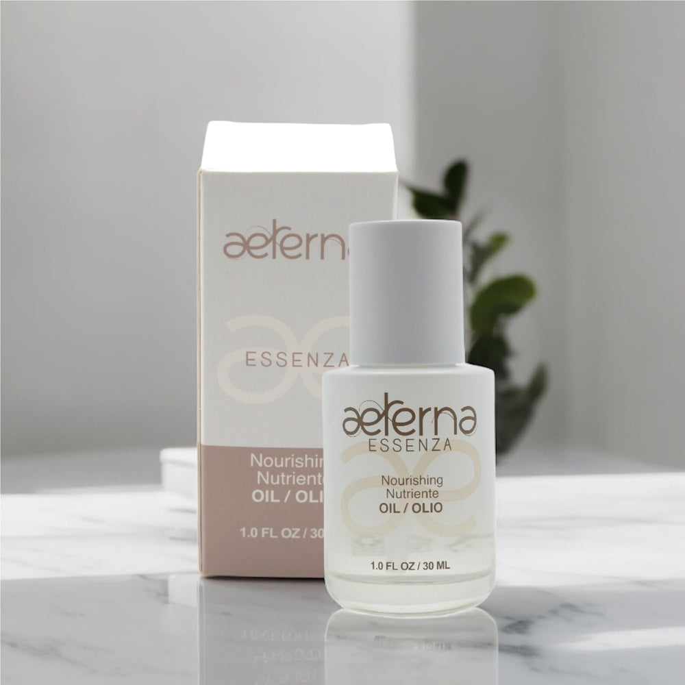 Aeterna ESSENZA hair after treatment with natural shine