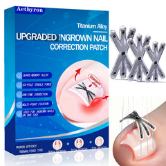 Aethyron ingrown toenail corrector with star-6-angle design for multi-point support