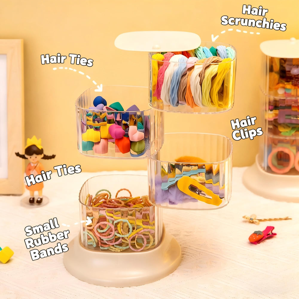 AevumTech 360° rotatable design lets you find accessories with a single turn.