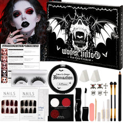 Afflano Goth makeup kit white foundation cream for a flawless base and long-lasting coverage.