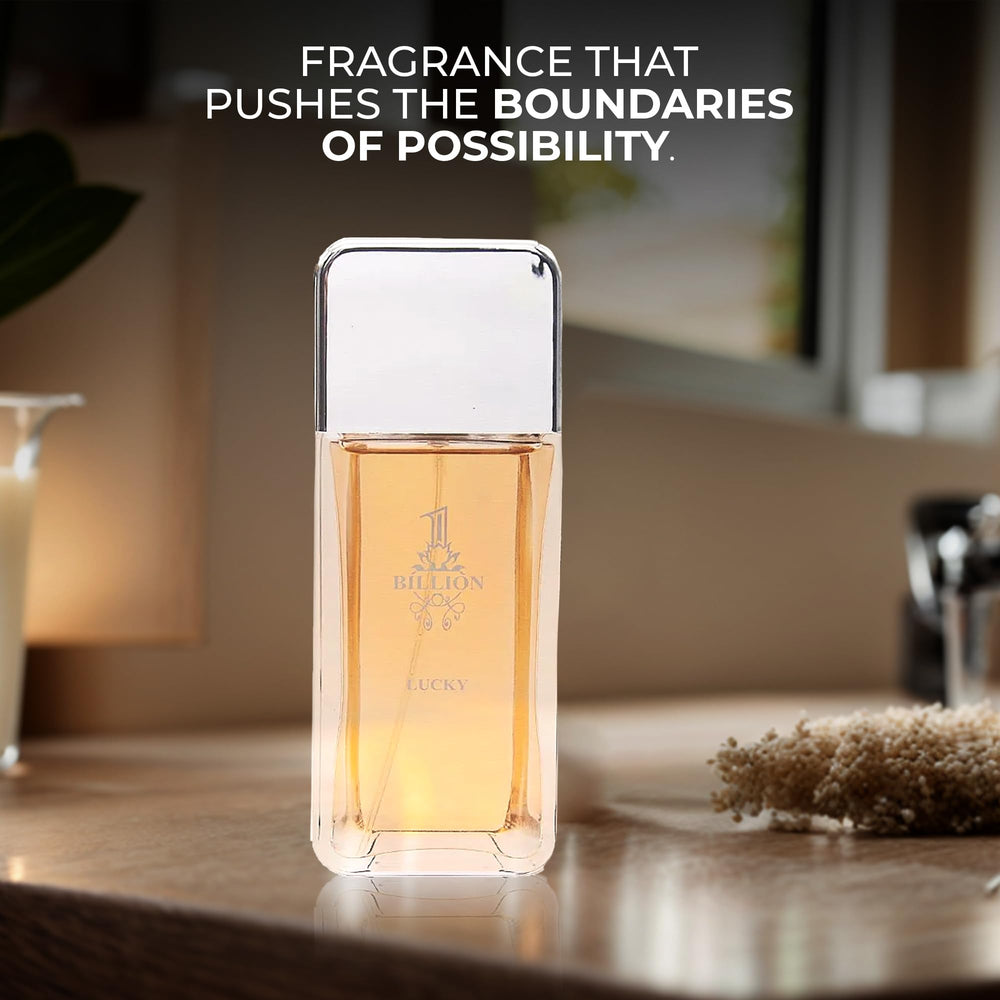AFLUXE 1 Lucky bottle close-up highlights leather and amber base notes