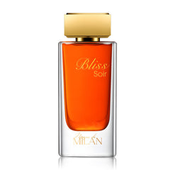 AFLUXE Bliss Soir red elixir bottle showcases a luxurious evening fragrance.