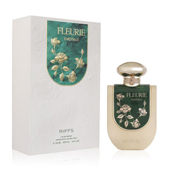 Afluxe Riiffs Fleurie Emerald bottle front, ideal for gifting and daily wear.