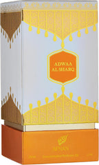 Fragrance composition of Adwaa Al Sharq with fruity floral blend