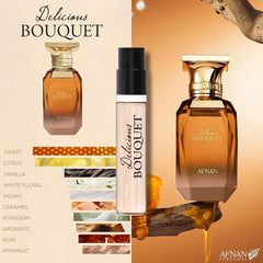Afnan Cherry Bouquet 2ml vial for on-the-go floral-fruity testing