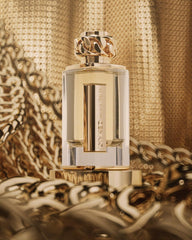 Afnan Lynked Forever Gold top spray mist captures a balanced aroma release.