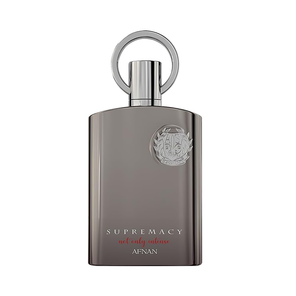 Afnan Supremacy Pour Homme bottle, premium amber spicy fragrance for everyday wear.