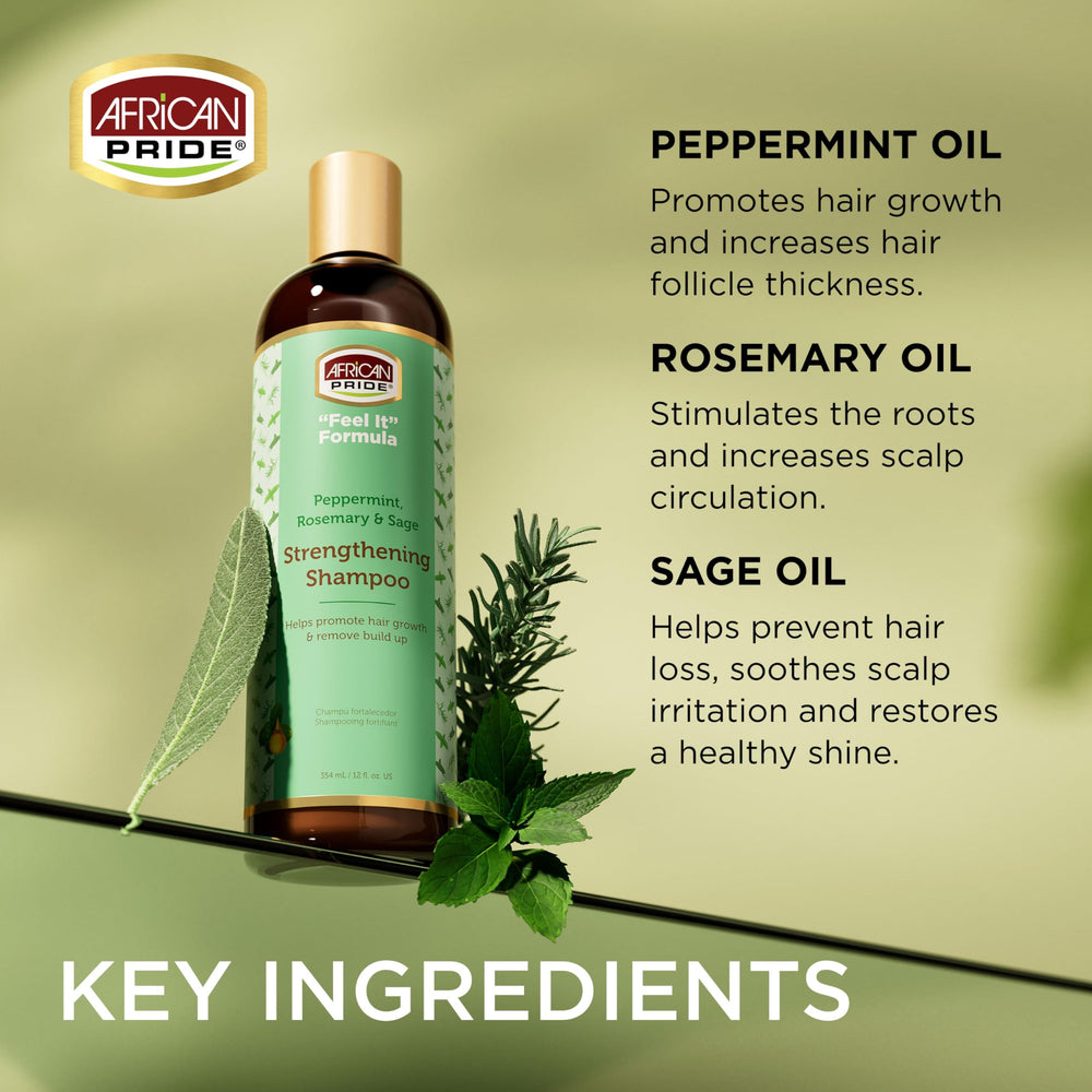 African Pride Feel It Formula Shampoo rich lather in action for deep cleanse.