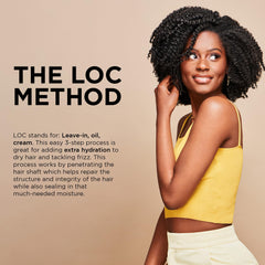 African Pride Moisture Miracle application scene for daily styling ease