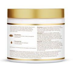 African Pride Moisture Miracle Curling Cream no harsh ingredients label on packaging.