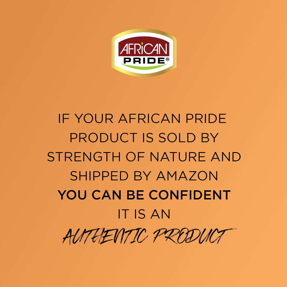 African Pride texture spreads smoothly through hair.