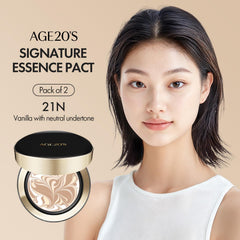 AGE 20's Signature Essence Pact pack of 2 in a portable case.