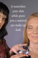 Ageless Derma Creamy Mineral Baked Eyeshadow Duo baked texture for velvety finish.