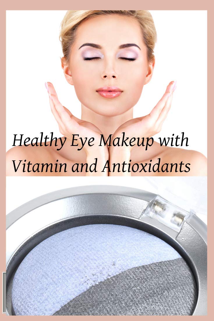 Ageless Derma Creamy Mineral Baked Eyeshadow Duo crystal-beige swatch reveals soft beige shimmer.