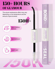 AGGRAD Flora Lash Application Steps guide for easy lashes
