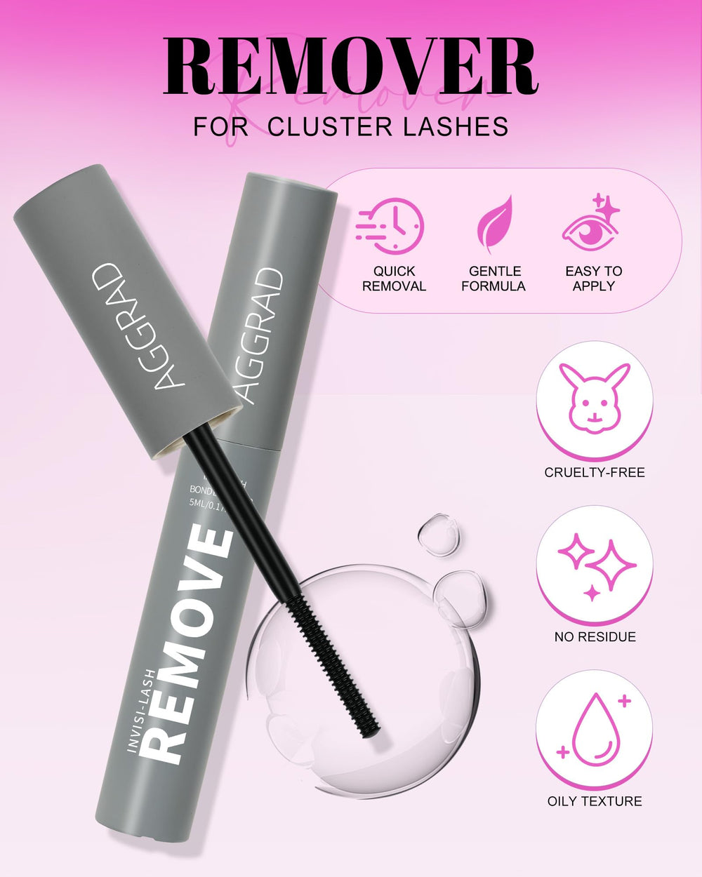 AGGRAD Flora Lash Clusters on eyes for holiday ready look