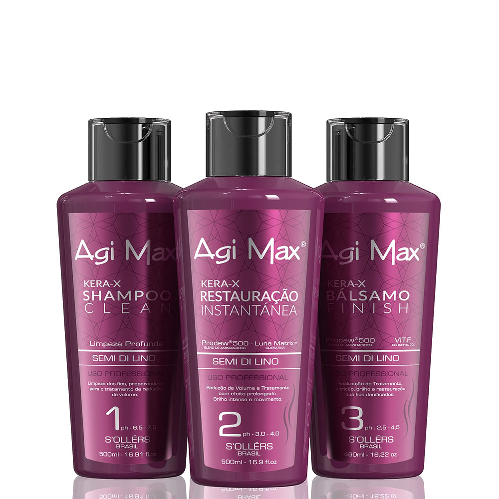 Agi Max Brazilian keratin finished at-home look with salon-like shine