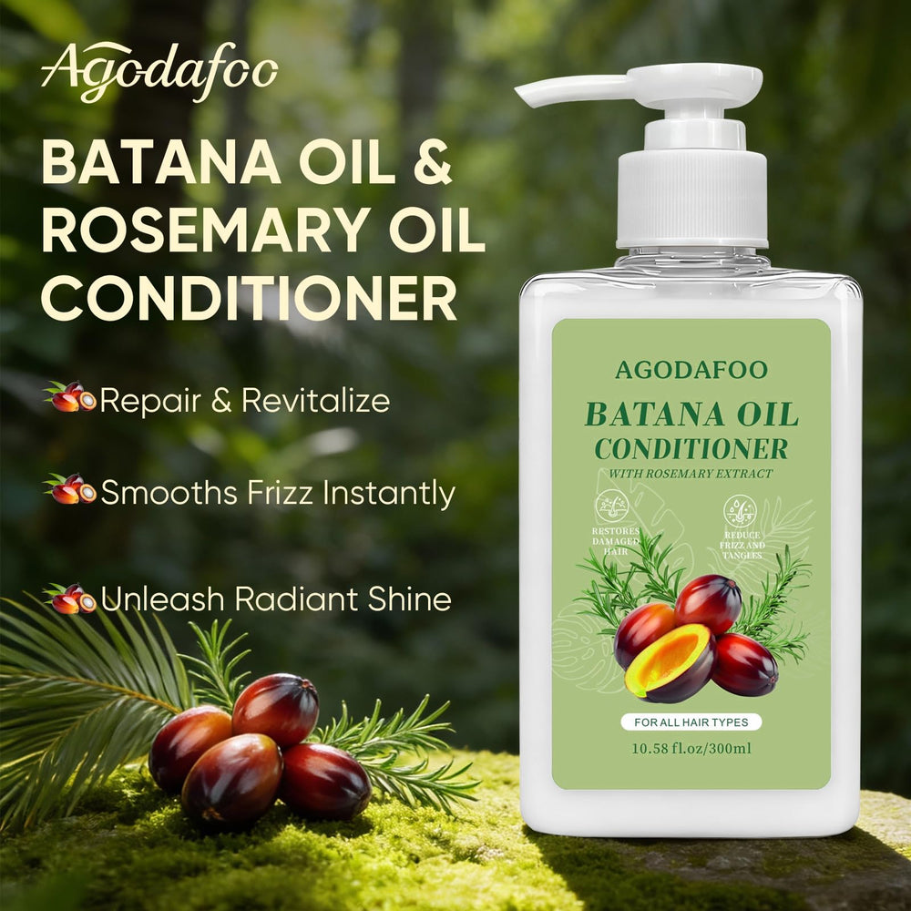 Agodafoo Batana Oil Shampoo application foam shown during wash for rich lather.