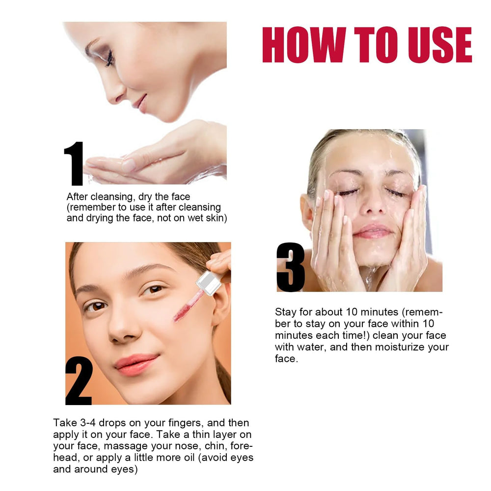 AHA 30% + BHA 2% peeling solution on skin implying brighter tone