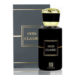 Ahmed Oud Classic close-up reveals rich oud note for a luxurious fragrance feel.