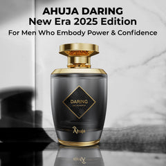 AHUJA Daring gift box suggests premium present for birthdays or anniversaries.