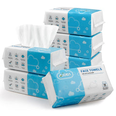 AIDEA disposable face towels packaging for convenient home and travel use.