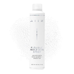 AIIR Flexible Hold hairspray bottle with a weightless, touchable finish.