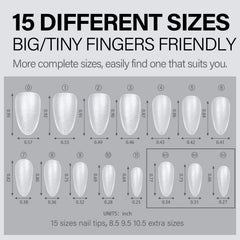 AILLSA tips designed for easy application without base coat.