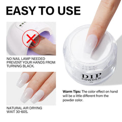 AILLSA Durable dip powder resists chips for long-lasting manicures.