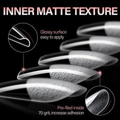 AILLSA half matte finish edges for smooth, even color application