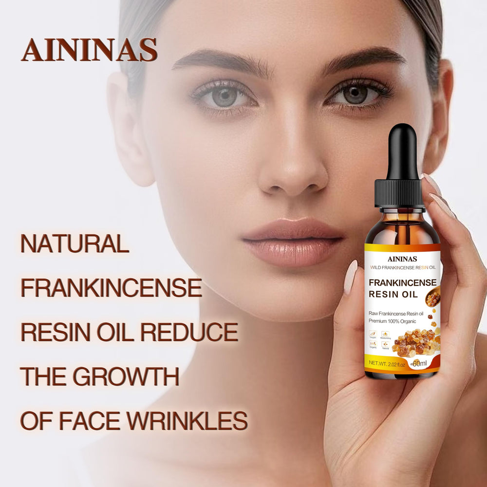 AININAS Frankincense Resin Oil ingredients highlight organic cold-pressed formula