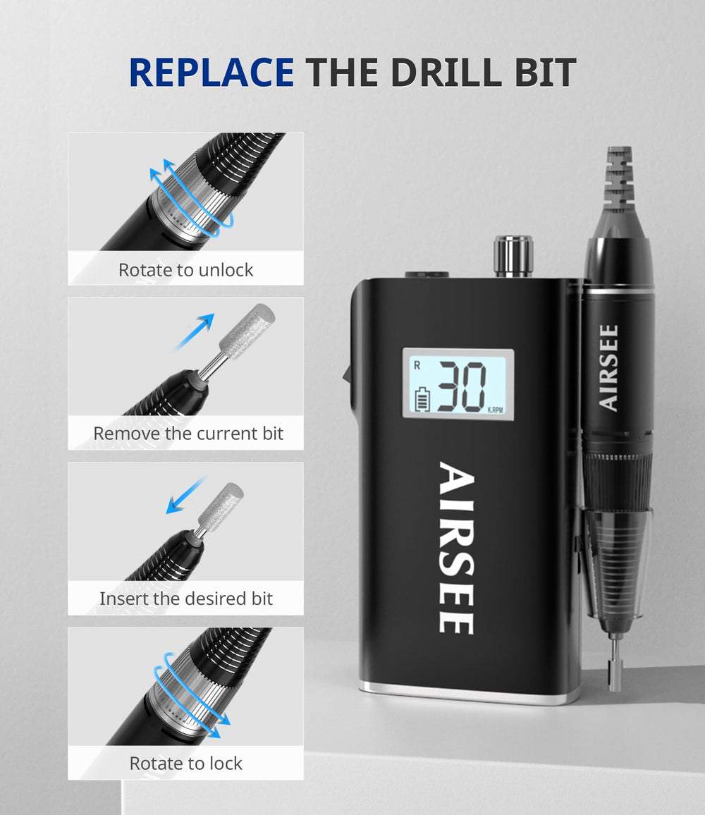 AirSee E8 aluminum alloy handpiece emphasizes durability and cool handling