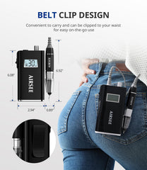 AirSee E8 cordless use in salon and home settings for flexibility