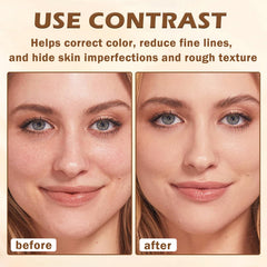 AIUEO foundation formula hydrates skin for a refreshed look.