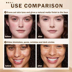 AIUEO airbrush makeup brush for precise, seamless blending.