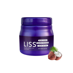 Aiwejay Liss Alisado bottle pour for precise application and smooth results.