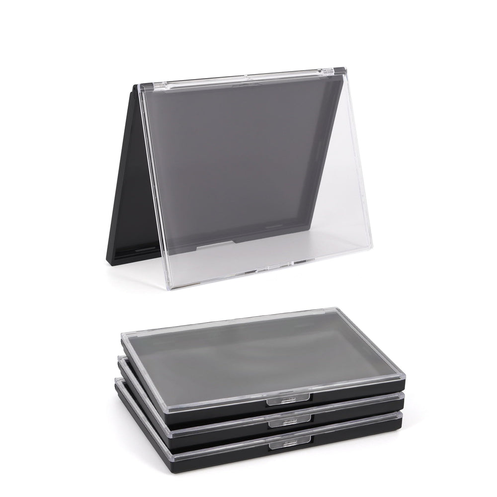 AJLTPA magnetic palette empty with clear top for easy color comparison while traveling.