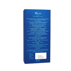 Ajmal Blu front view shows elegant bottle silhouette