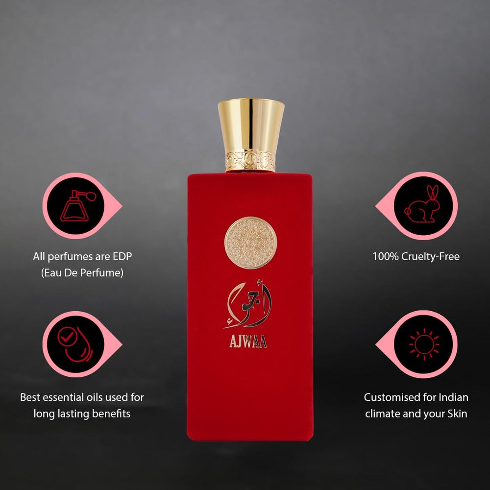 AJWAA bottle on a dresser—perfect for morning to night routine