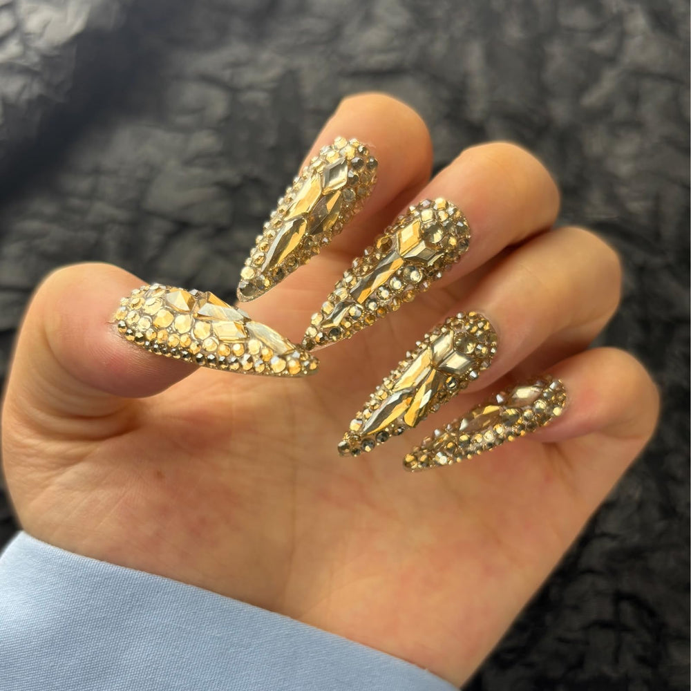 AKA Unicorn nail kit includes glue and tools for quick salon-style application