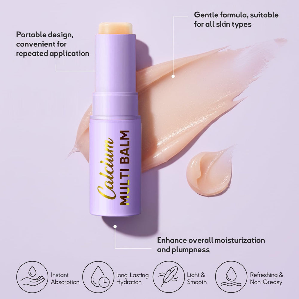 AKQBPN Calcium Volume Multi Balm packaging is purse-friendly and travel-ready.