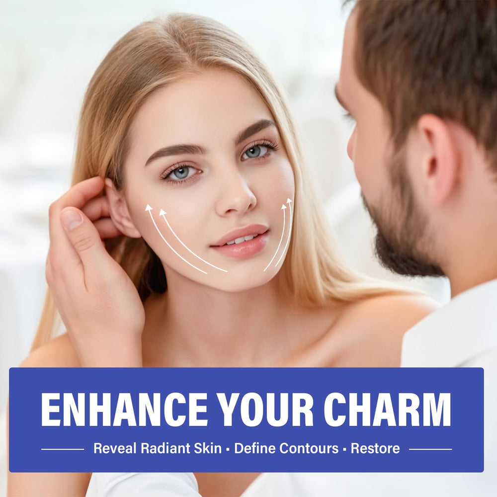AKQBPN Instant Face Lift Serum pump-dispense showing convenient application for precise amount control.