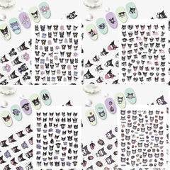Akutoer kids and adults nail art stickers for versatile use.